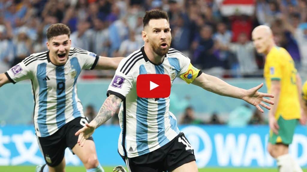 Video Hightlight Argentina 2 – 1 Australia | World Cup 2022
